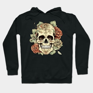 Sugar skull Floral Hoodie